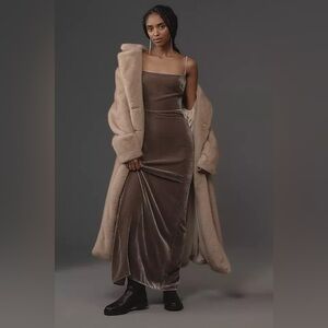 NWT Reformation Frankie Velvet Dress